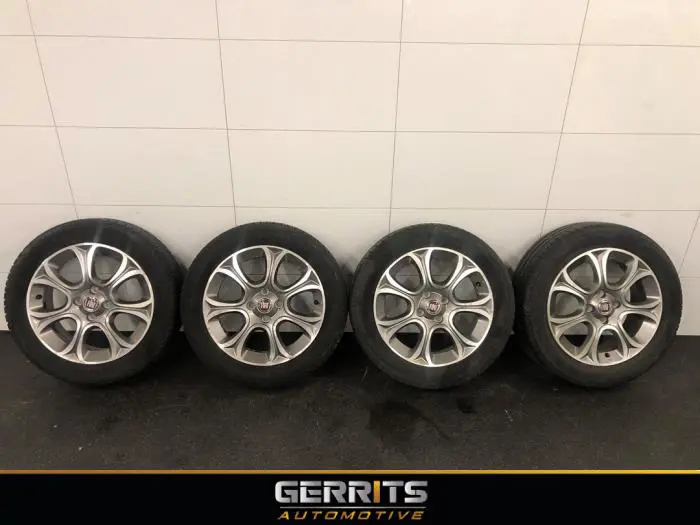 Set of wheels + winter tyres Fiat Punto
